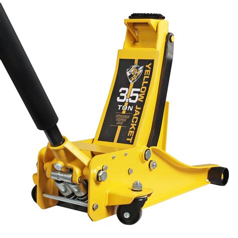 YELLOW JACKET 2 Ton Low Profile Floor Jack Quickly Lift Hydraulic Car ...