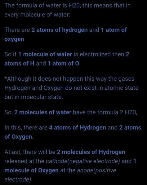 Electrolysis of water is a decomposition reaction. The molar ratio of ...