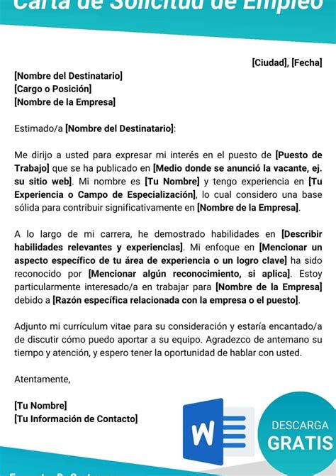 Modelo De Solicitud De Carta Laboral In English