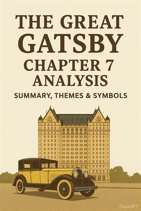 The Great Gatsby Chapter 7 Analysis: Summary, Themes & Symbols