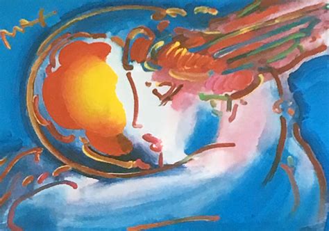 Peter Max Art Embossed Seal