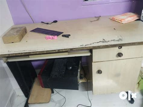 Computer table 4x2fit with storage. Price negotiable - Other Household ...