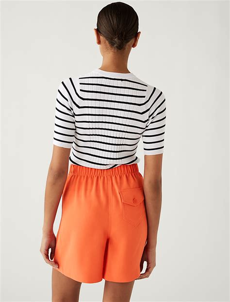 Buy High Waisted Shorts at Marks & Spencer