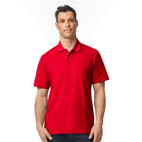 Gildan Men's Softstyle Pique Polo Shirts, Polos 100% Ring-Spun Cotton ...