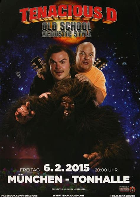 Tenacious D - Old School, München 2015 - Konzertplakat, 22,90