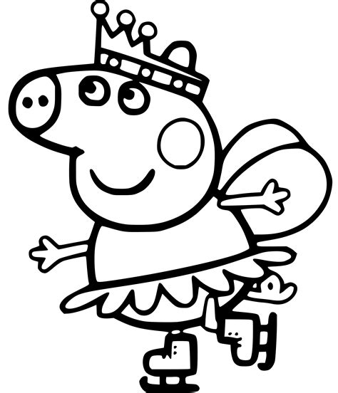 Peppa Pig Coloring Pages (37 Printable Sheets, Simple to Draw, Easy for ...