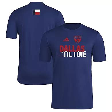 Men's adidas Navy FC Dallas 2025 Jersey Hook AEROREADY T-Shirt