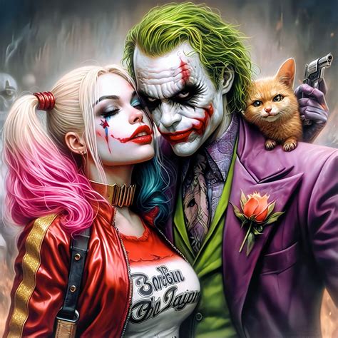 Harley Quinn and the Joker | Harley y joker, Harley quinn art, Joker y ...