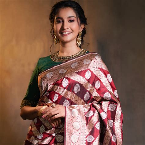 Banarasi Kattan Saree: Artisan Silk Elegance – Tagged "Reds & Maroons ...