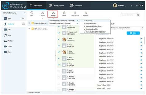 Backup Android Contacts to Computer 的图像结果