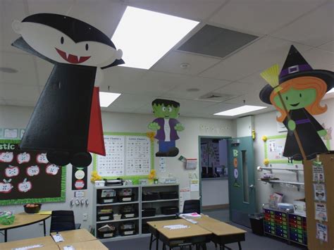 Halloween Classroom Decorations Unique Halloween On Pinterest | School ...