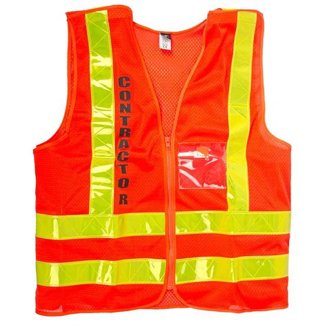 NYCTA Contractor Safety Reflective Vest (Large) : Amazon.in: Industrial ...