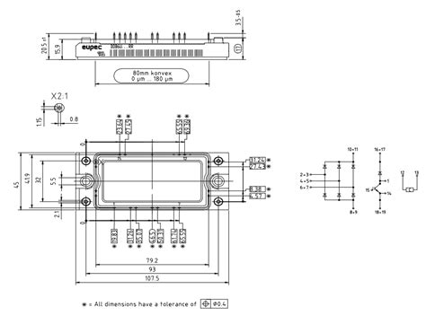 DDB6U134N16RR IGBT Silicon Modules - Infineon Technologies | Mouser