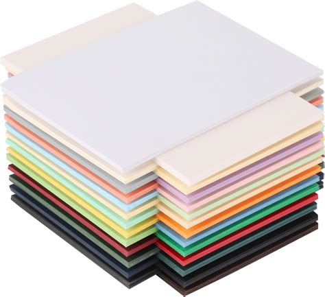Amazon.com : Ezyaid Heavyweight Color Index Cards, Thick Unruled Flash ...