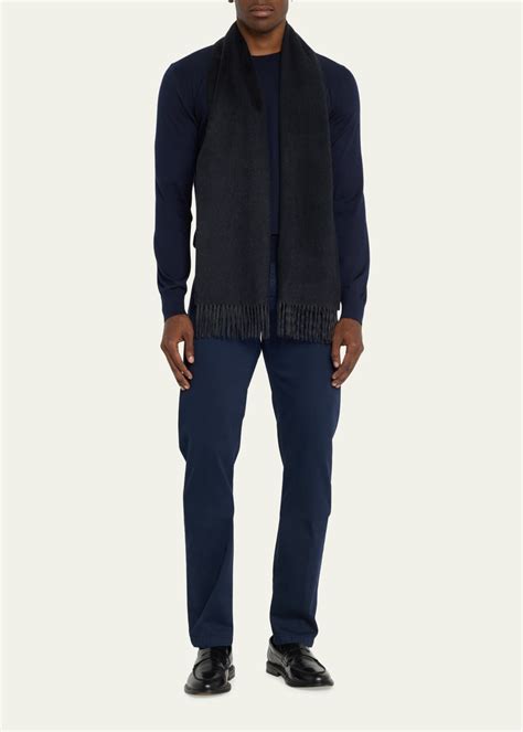 Kiton Men's Cashmere Scarf - Bergdorf Goodman