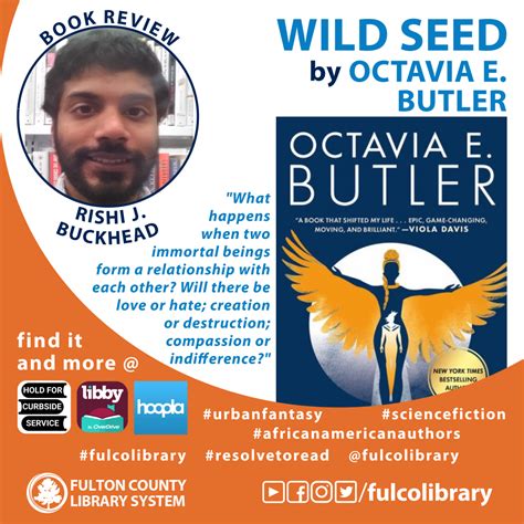 Book Review: Wild Seed by Octavia E. Butler | Fulton County Library System
