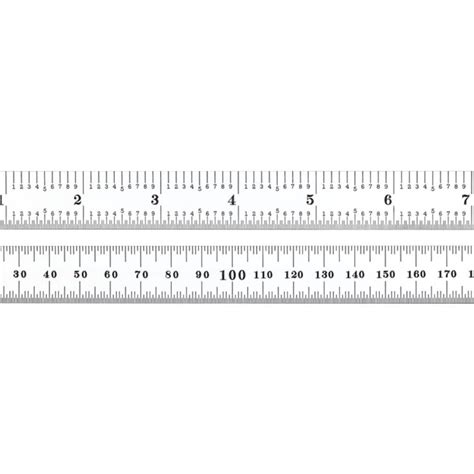 Starrett C334-500 Full Flexible Steel Rule With Millimeter A : Amazon ...