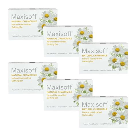 Buy MAXISOFT NATURAL CHAMOMILE BATHING BAR 75 GM | COCOA BUTTER | NO ...