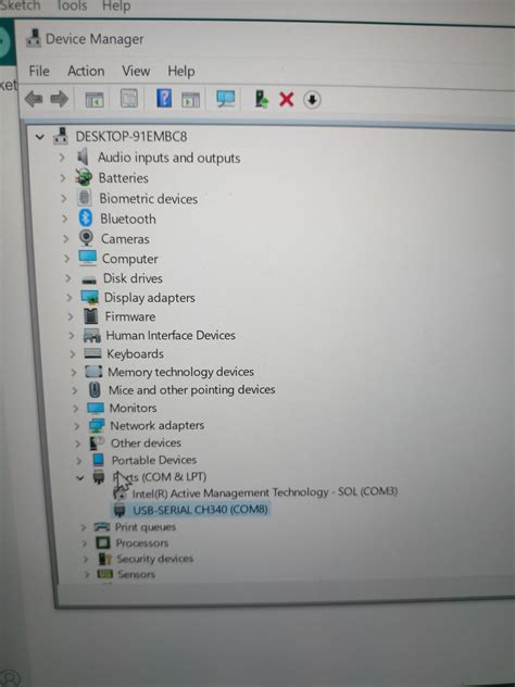 Image result for Arduino IDE Port Not Visible