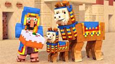 the angry llama minecraft story llama wandering trader minecraft animation the angry llama minecraft story llama wandering trader minecraft animation