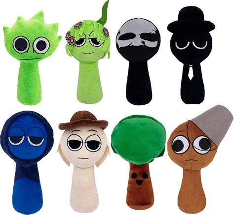 Amazon.com: Sprunky Plush Toys Sprunky Wenda and Gray Plushies Sprunky ...