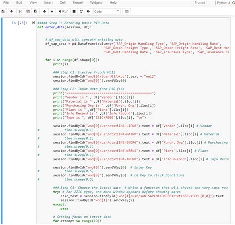 Open SAP through Python 的图像结果