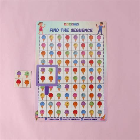 Maze and Find The Sequence–Smartt Sprouts