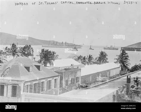 Harbor of St. Thomas' Capital, St. Thomas, Photograph shows Charlotte Amalie, St. Thomas, U.S ...