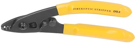 CP-Tech 3 Hole Wire Cutter and Stripping Tool, Plier Fiber Optical Wire ...