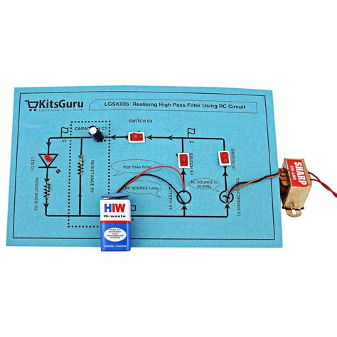 DIY Kit : High Pass Filter using RC Circuit || KitsGuru