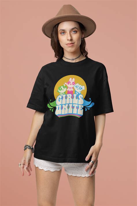 Official Powerpuff Girls Unite Oversized T-Shirt – Bollywoo