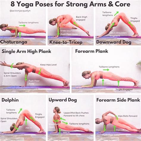 8 YOGA POSES FOR STRONG ARMS & CORE . Yoga is incredible for strengthening the upper body and ...