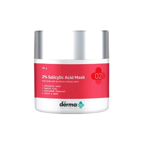 2% Salicylic Acid Mask, Clay Face Mask -50g | The Derma Co