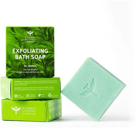 Buy Bombay Shaving Company Oil Control Bath Soap with Tea Tree extracts ...