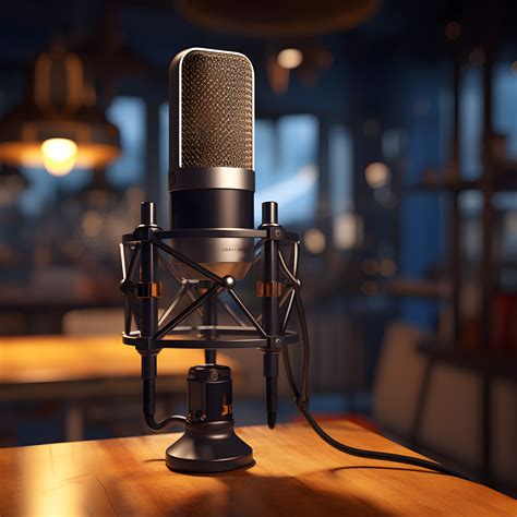 Gold Recording Studio Microphone