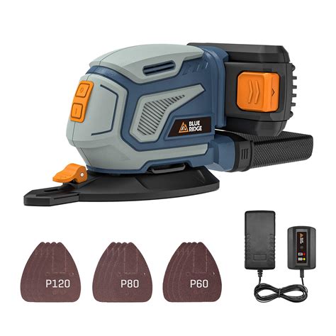 Blue Ridge 18v Cordless Lithium Ion Detail Sander With 2 | Desertcart INDIA