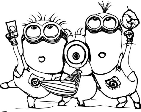 Minion Coloring Pages - Best Coloring Pages For Kids