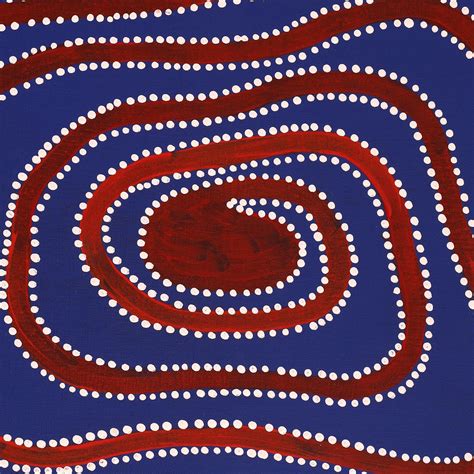 Stephanie Nelson - Aboriginal Art | 122x46cm |7795- ART ARK®