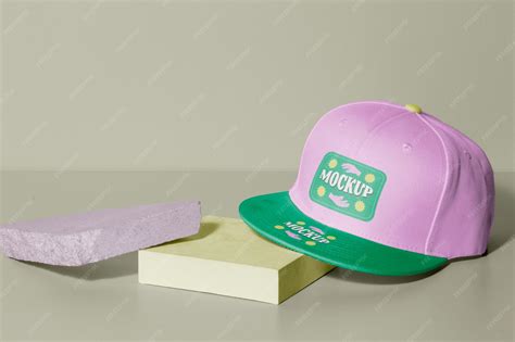 Premium PSD | Cap peak mockup design