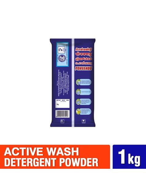 Ponvandu Detergent Powder - Superior Stain Removal & Bright Wash