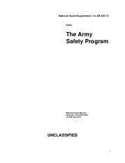 NG Supplement 1 to AR 385-10: Army Safety Program and | Course Hero