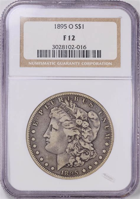 1895-O Morgan Silver Dollar NGC F-12 (Item 1638945) | GreatCollections ...