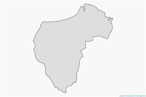 Make printable Aceh Tamiang maps with border masking (cropping) using ...