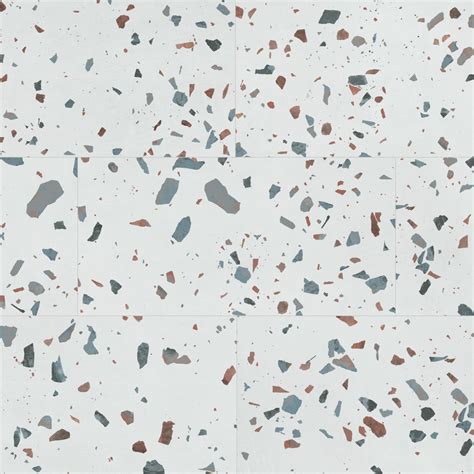 Shop Terrazzo Vinyl Tiles - Allure Click Lock Terrazzo Tile Flooring ...
