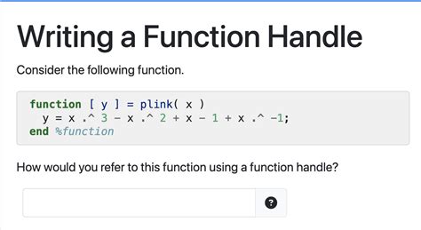 Image result for Function Handle MATLAB