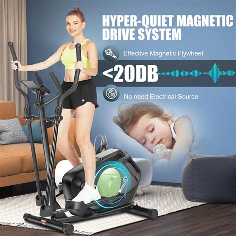 Buy ANCHEER Elliptical Machine for Home Use, Elliptical Trainers with 8 ...