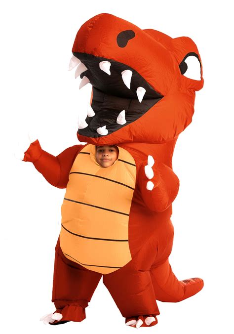 Inflatable Red Dino Costume | Kid's Costumes