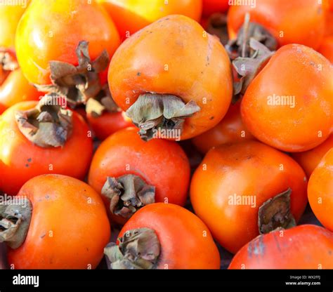 persimmon kaki fruit Stock Photo - Alamy
