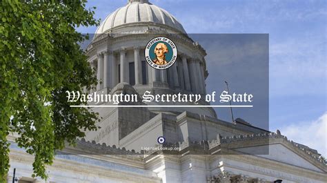 Washington Secretary of State | License Lookup