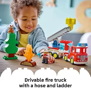 LEGO DUPLO Town Fire Truck 10473 Building Kit (28 Pieces)